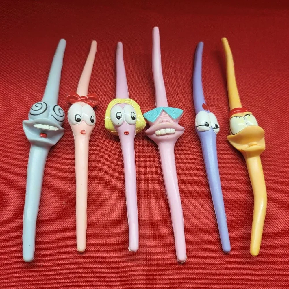 Vintage Bendable Hair Ties Set of 6